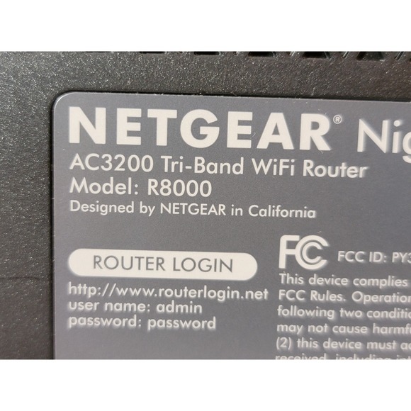 NETGEAR Nighthawk X6 Smart Wireless Wi-Fi Router R8000  Tested Works Complete - Picture 5 of 16